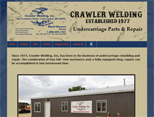 Tablet Screenshot of crawlerwelding.com
